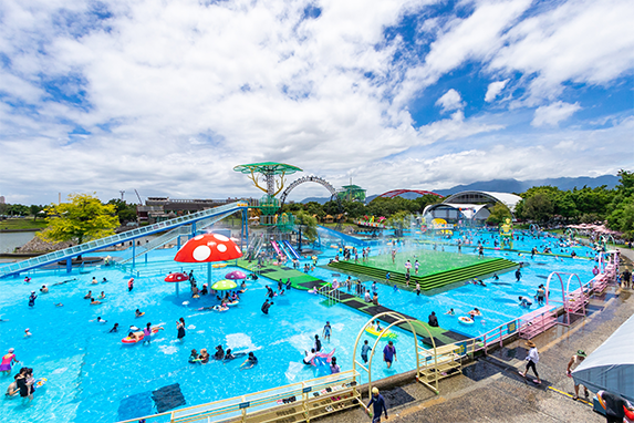五結田園與冬山河景色